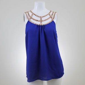 NWT Lulumari Upper East Side Women's Studded Top